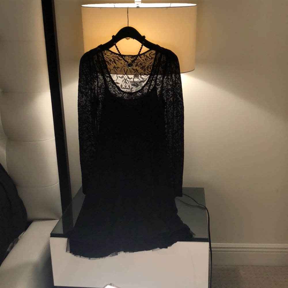 Free People lace dress.